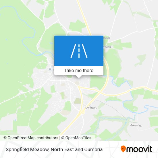 Springfield Meadow map