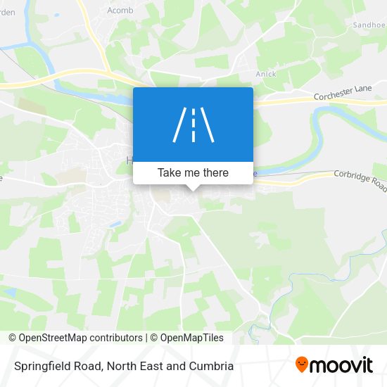 Springfield Road map