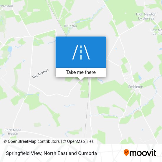 Springfield View map