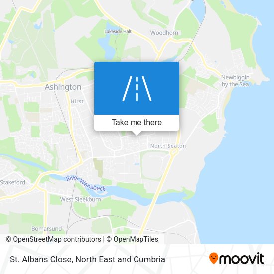 St. Albans Close map