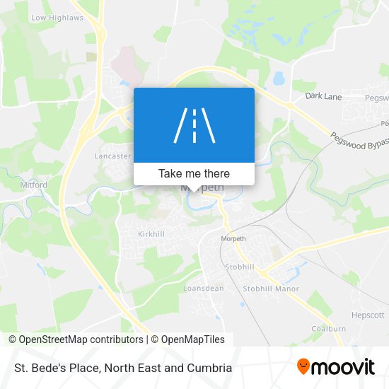St. Bede's Place map
