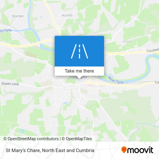 St Mary's Chare map