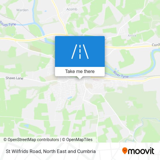 St Wilfrids Road map