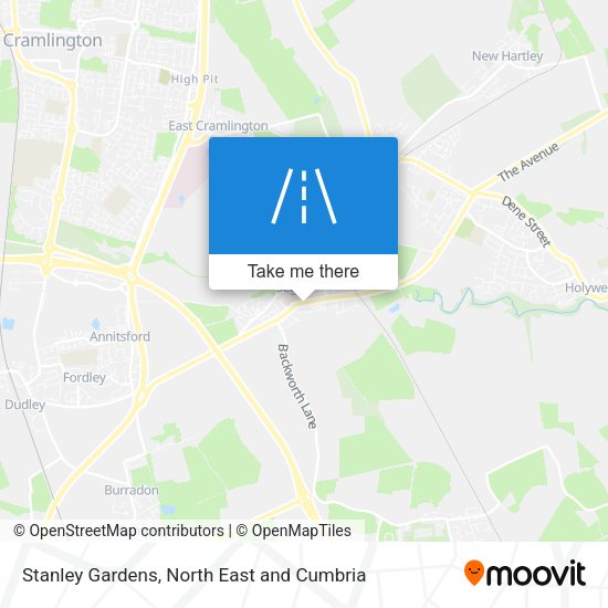 Stanley Gardens map