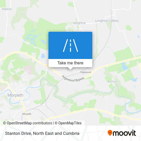 Stanton Drive map