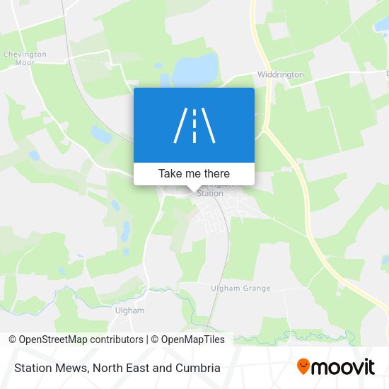Station Mews map