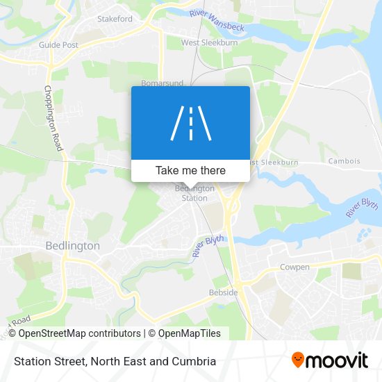 Station Street map