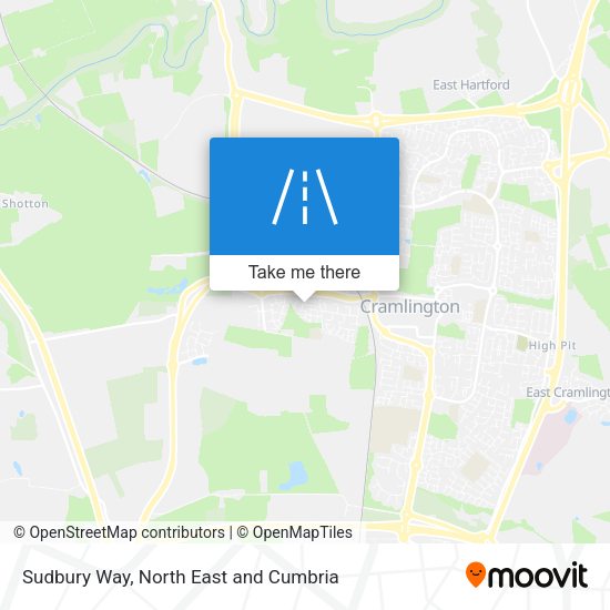 Sudbury Way map