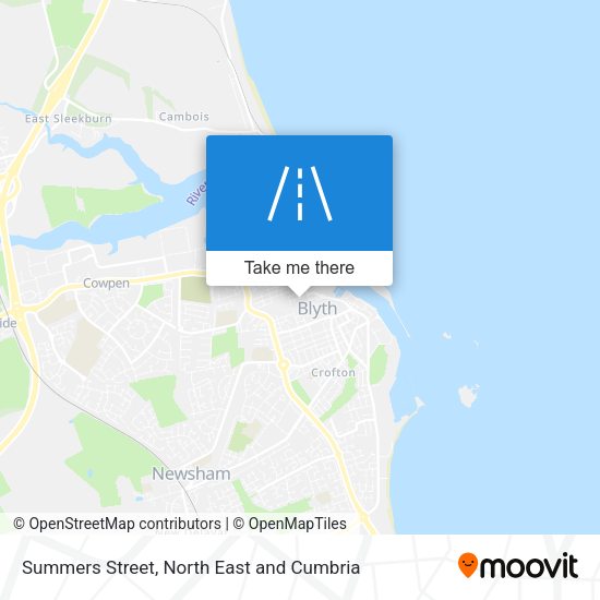 Summers Street map