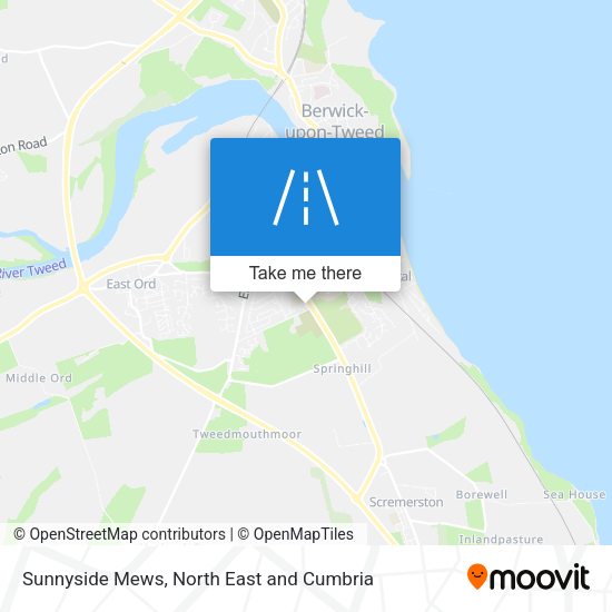 Sunnyside Mews map