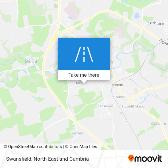 Swansfield map