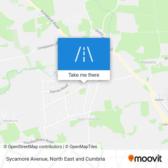 Sycamore Avenue map