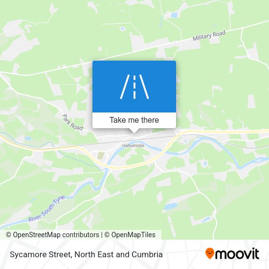 Sycamore Street map
