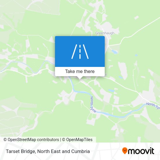 Tarset Bridge map
