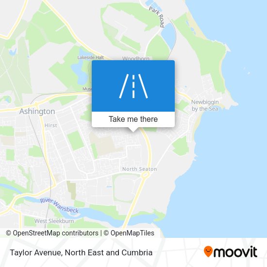 Taylor Avenue map