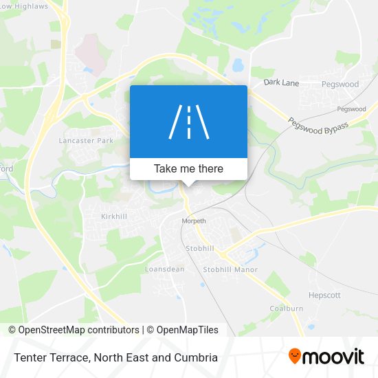 Tenter Terrace map