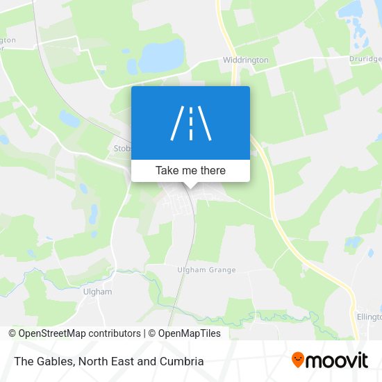 The Gables map