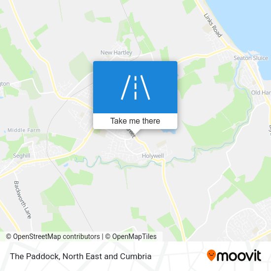 The Paddock map