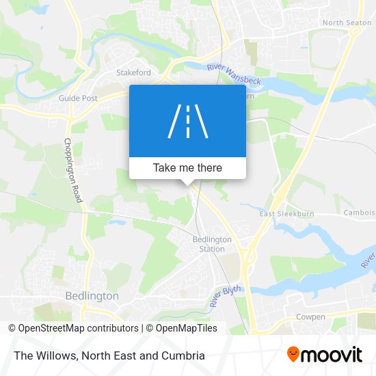 The Willows map