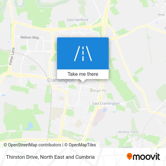 Thirston Drive map