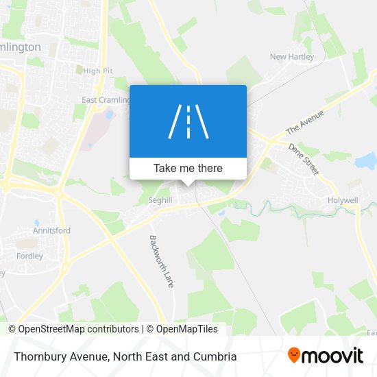 Thornbury Avenue map