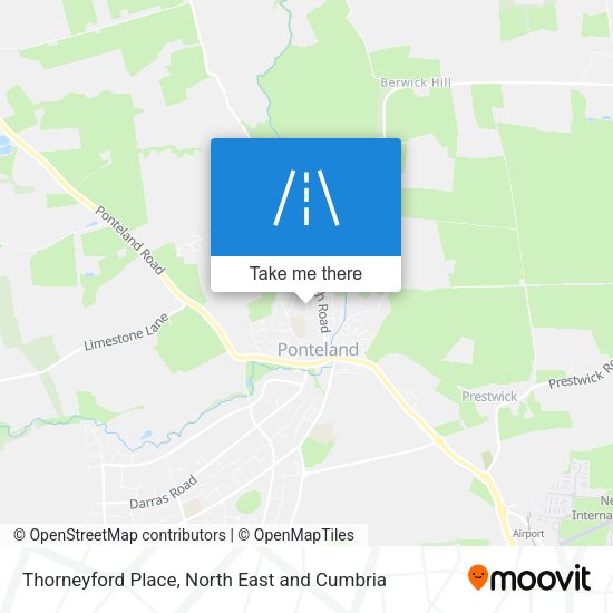 Thorneyford Place map