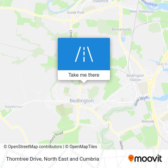 Thorntree Drive map