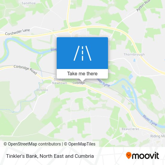 Tinkler's Bank map