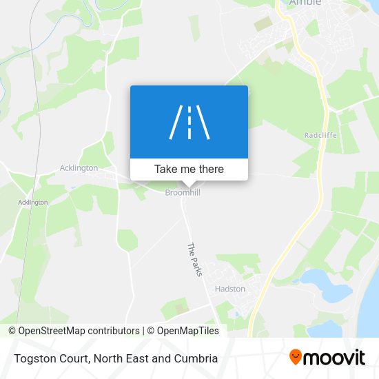 Togston Court map