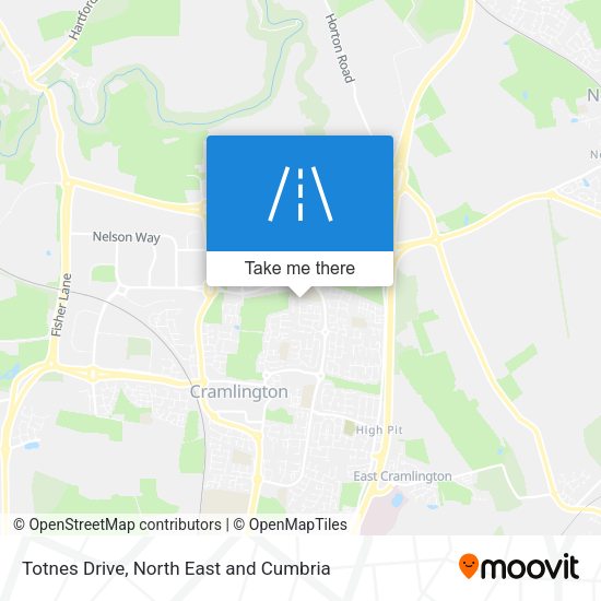 Totnes Drive map