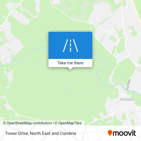 Tower Drive map