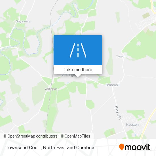 Townsend Court map