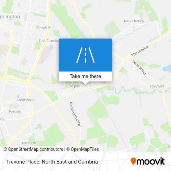 Trevone Place map