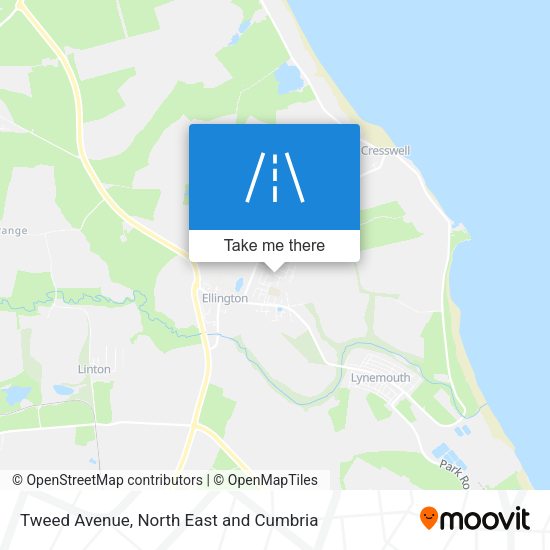 Tweed Avenue map