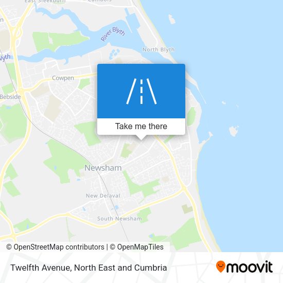 Twelfth Avenue map