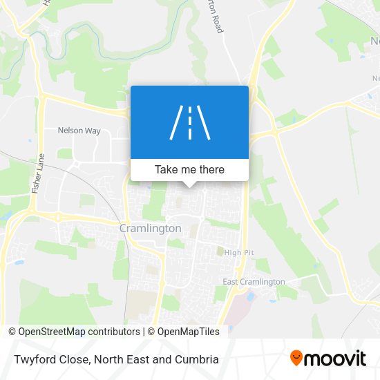 Twyford Close map