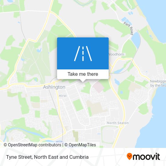 Tyne Street map