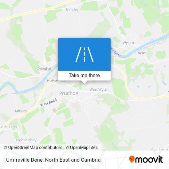 Umfraville Dene map