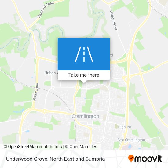 Underwood Grove map
