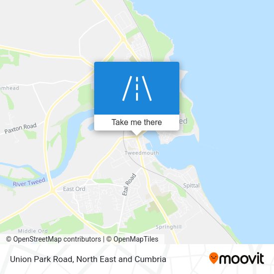 Union Park Road map