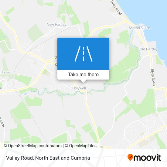 Valley Road map