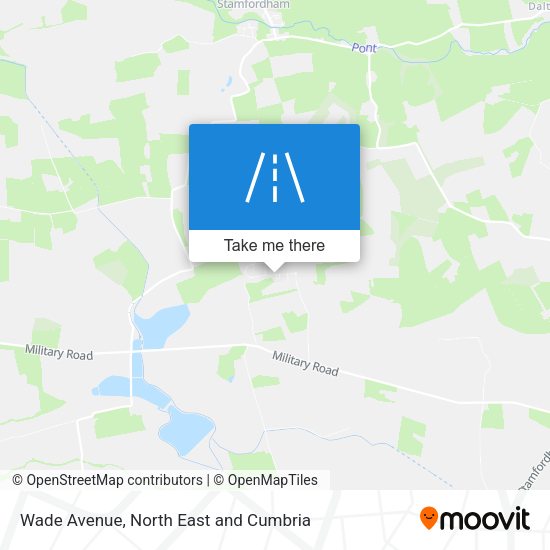 Wade Avenue map