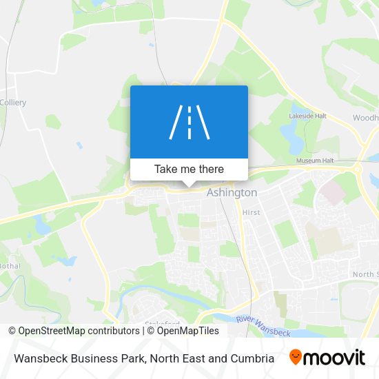 Wansbeck Business Park map