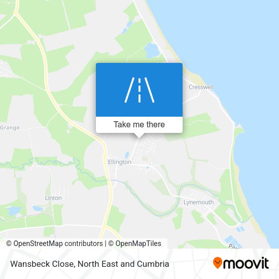 Wansbeck Close map
