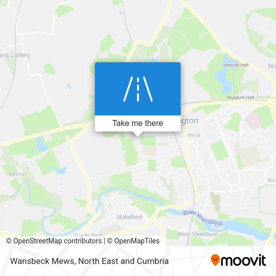 Wansbeck Mews map