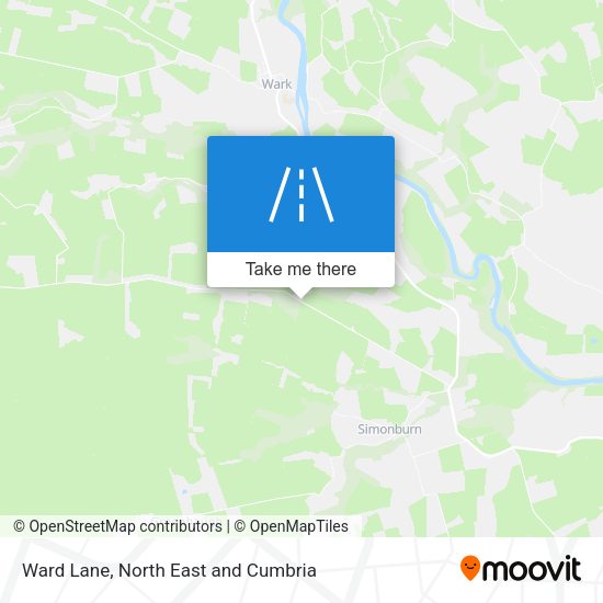Ward Lane map