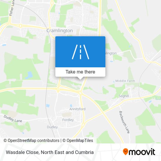 Wasdale Close map