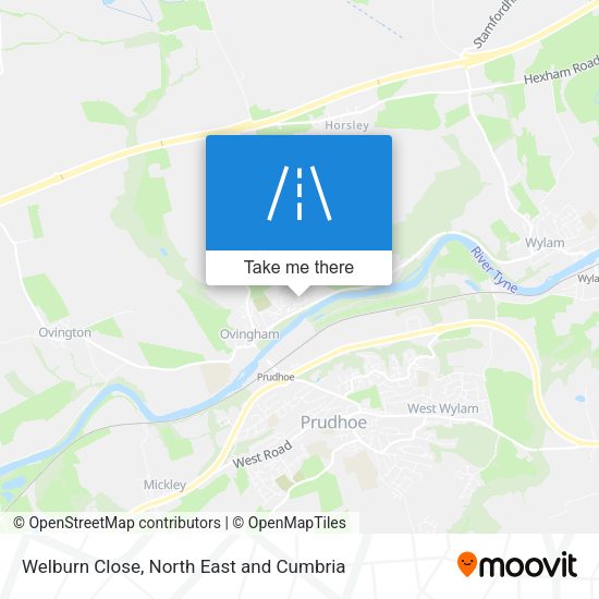 Welburn Close map
