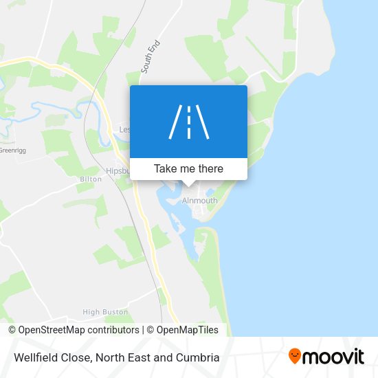 Wellfield Close map