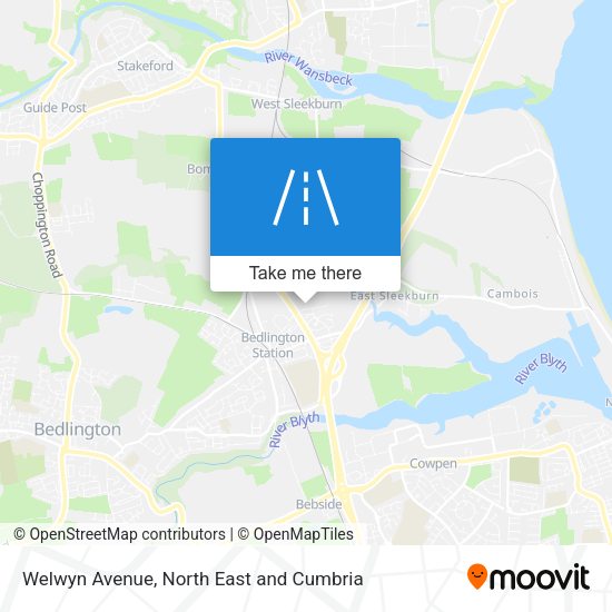 Welwyn Avenue map